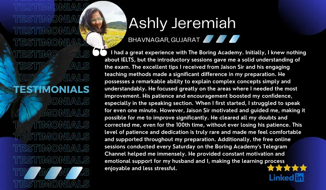 student-testimonial-the-boring-academy-online-ielts-classes-jaison-elcy-jose